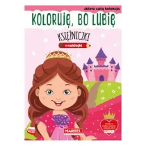 Koloruj� bo lubi� Ksi�niczki + naklejki