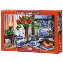 Puzzle 1500 el. Martwa natura z tulipanami Castorland