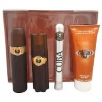 Cuba Original Zestaw dla mczyzn Woda toaletowa Cuba Paris + Woda toaletowa mini + el pod prysznic + Woda po goleniu 435 ml