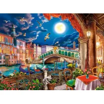 Puzzle 2000 el. Romantic Night in Venice Castorland