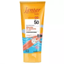 Jantar Farmona Sun bursztynowe mleczko wodoodporne do opalania SPF50 200 ml