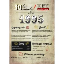 Karnet Urodziny 30
