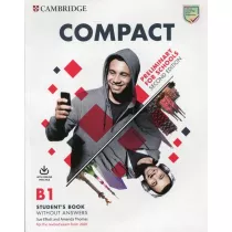 Compact Preliminary for School B1 Student's Book without answers with Online Practice