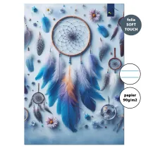 Zeszyt A4 apacze snw blue linia, 90g 32 kartki