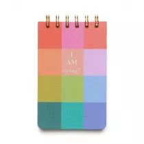 Designworks Ink Notatnik 80K linia Rainbow Check