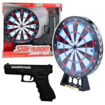 Zestaw pistolet laserowy z tarcz� LeanToys