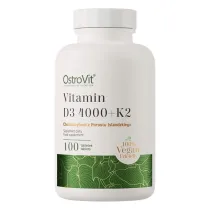 OstroVit Witamina D3 4000 IU + K2 Vege Suplement diety 100 tab.