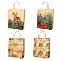 incood. Torba prezentowa 26x32 cm kraft las, mix