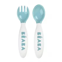 Beaba Sztuce plastikowe w etui blue
