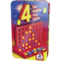 Gra Cztery w rz�dzie w metalowej puszce Schmidt Spiele-Gry