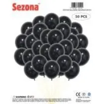 Balony czarne 50 szt