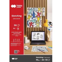 Happy Color Blok szkicowy M�ody Artysta, A4/50 ark, 90g