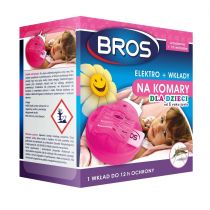Bros Elektro + 10 wkładów na komary dla dzieci