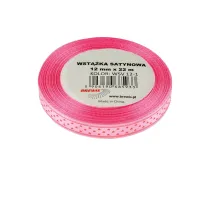 Brewis Wst��ka satynowa serca r�owa 12mm x 22m