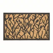 Esschert Design Wycieraczka z wkna kokosowego ptaki 75x45 cm