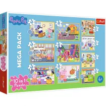 Puzzle 10w1 Poznaj wink Pepp Trefl