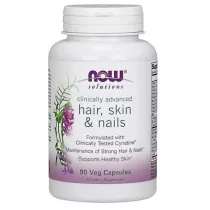 Now Foods Hair, Skin & Nails - Wosy, Skra i Paznokcie Suplement diety 90 kaps.