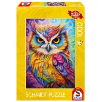Puzzle 1000 el. PQ Kolorowa sowa Schmidt