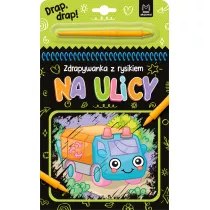 Na ulicy. Zdrapywanka z rysikiem