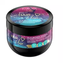 Eveline Cosmetics Hair 2 Love olejkowa maska do w�os�w wysokoporowatych, zniszczonych, suchych i matowych 300 ml