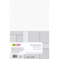 Happy Color Filc dekoracyjny biay mleczny 30x40 cm, 1,5 mm, 5 arkuszy