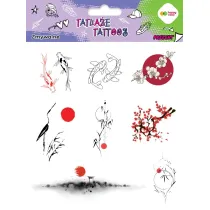 Tatua�e zmywalne Japanese HAPPY COLOR