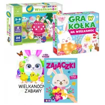 Pakiet: Loteryjka. Wielkanoc, Gra w k�ka na Wielkanoc, Wielkanocne kolorowanki. Zaj�czki, Wielkanocne zabawy