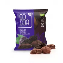 Cocoa �liwki kalifornijskie w czekoladzie ciemnej 70 g Bio