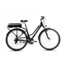 Romet Rower elektryczny GAZELA RM czarno-biay 18 M