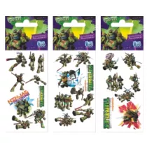 Sticker Boo Naklejka Turtles silver 6,6 x 18 cm