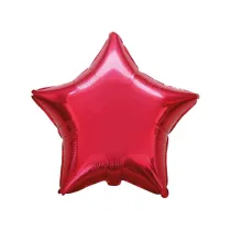 Godan Balon foliowy Gwiazda czerwona 48cm