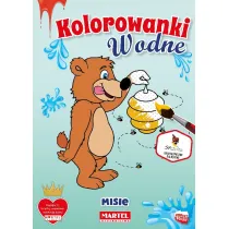 Kolorowanka wodna. Misie