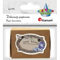 Titanum Dekoracje kartonowe notatki w pude�ku 45 szt.