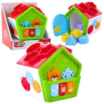 Interaktywny domek edukacyjny sorter LeanToys