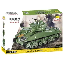 HC WWII czog M4A3 Sherman 852 klocki