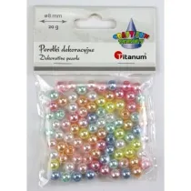 Titanum Koraliki plastikowe pere�ki 8mm, 20g