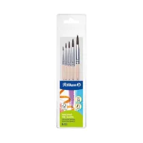 Pelikan Zestaw p�dzli S23 2/6/8/10/12 okr�g�e