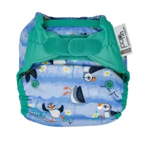 Close Otulacz z rzepami, Blue Puffin