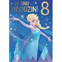 Kukartka Karnet B6 DS-036 Urodziny 8 Kraina Lodu
