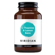 Viridian L-Theanine AND Lemon Balm - suplement diety 30 kaps.