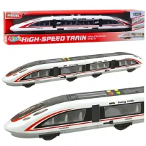 Poci�g pasa�erski po�pieszny otwierane drzwi LeanToys