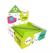 Happy Color Ekierka 3D 45x13cm 25 szt.