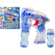 Pistolet do baniek mydlanych ze wiatem Leantoys