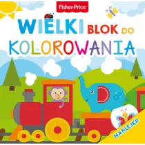 Fisher Price. Wielki blok do kolorowania