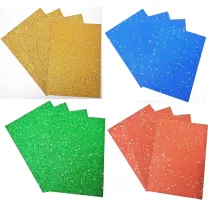 Fresh Papier kolorowy A4 z brokatem 3 arkusze MIX