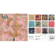 Kalendarz 2026 �cienny kwadrat Chinese Textiles