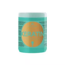 Kallos Keratin Hair Mask With Keratin And Milk Protein maska do wosw suchych i amicych si z wycigiem keratyny i proteiny mlecznej 1 l