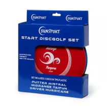 Sunsport Discgolf/Frisbee Golf zestaw 3 dyskw POCZTKUJCY