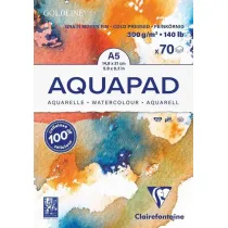 Clairefontaine Blok A5 akwarelowy aquapad 300g 70ark
