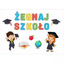 LearnHow Dekoracje okienne szko�a -  �egnaj szko�o 1. 19 szt.